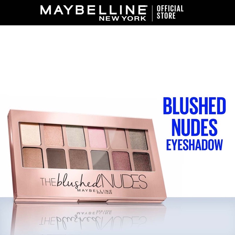MAYBELLINE BLUSHED NUDES EYESHADOW 12/ EYESHADOW MAYBELLINE/ BLUSH ON MAYBELLINE