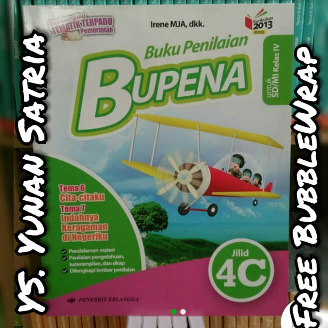 

❤BISA COD❤ Buku BUPENA 4C kelas 4 SD kurikulum 2013 Revisi
