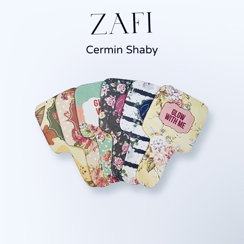 Cermin Ms glowKaca Ms Glow Cermin Ms Cosmetic Cermin tangan Hand Mirror-Shaby