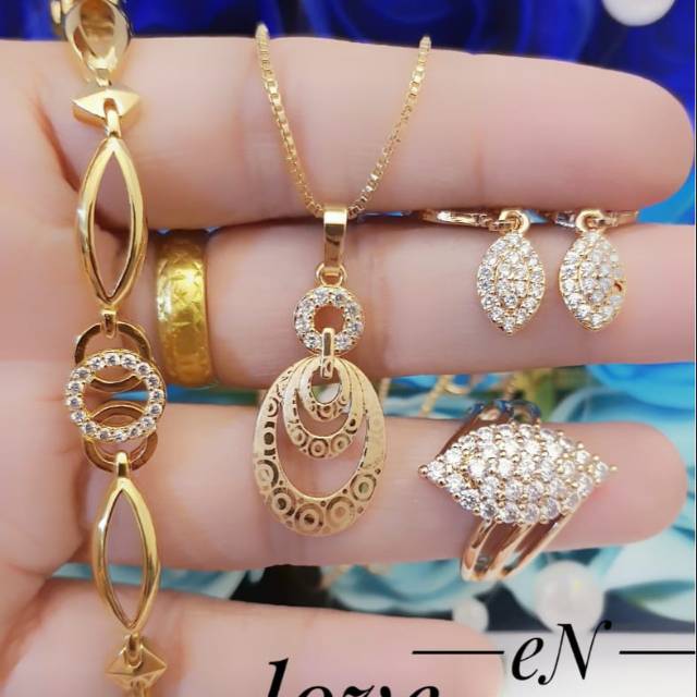 Xuping set perhiasan lapis emas 24k 2610