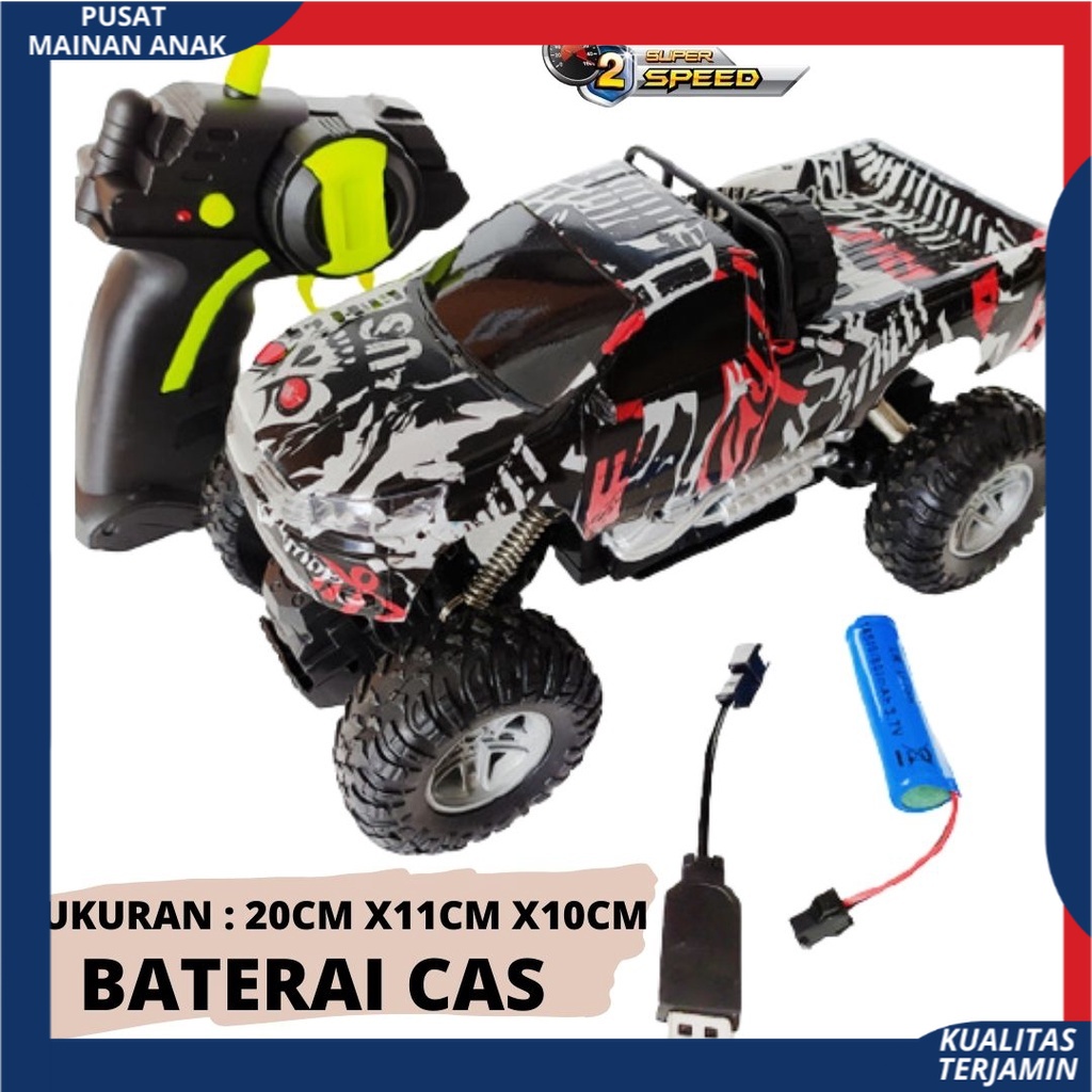 RC ROCK CRAWLER 2WD / RC ROCK CRAWLER  Mobil Remote Control Offroad BATERAI CAS