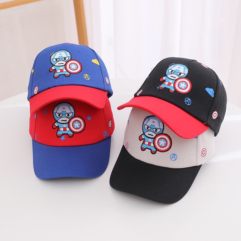 Topi Baseball Anak Import Model Karakter Superhero