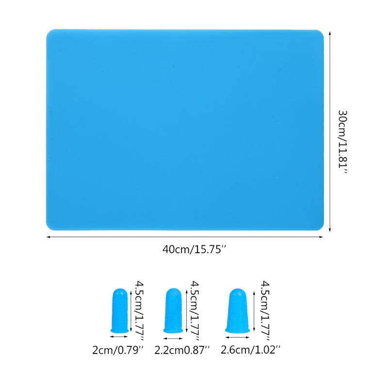 Siy Sarung Jari Tangan Silikon Breathable Anti Slip Ukuran S / M / L / Xl / Xxl Untuk Membuat Perhiasan Handmade Diy