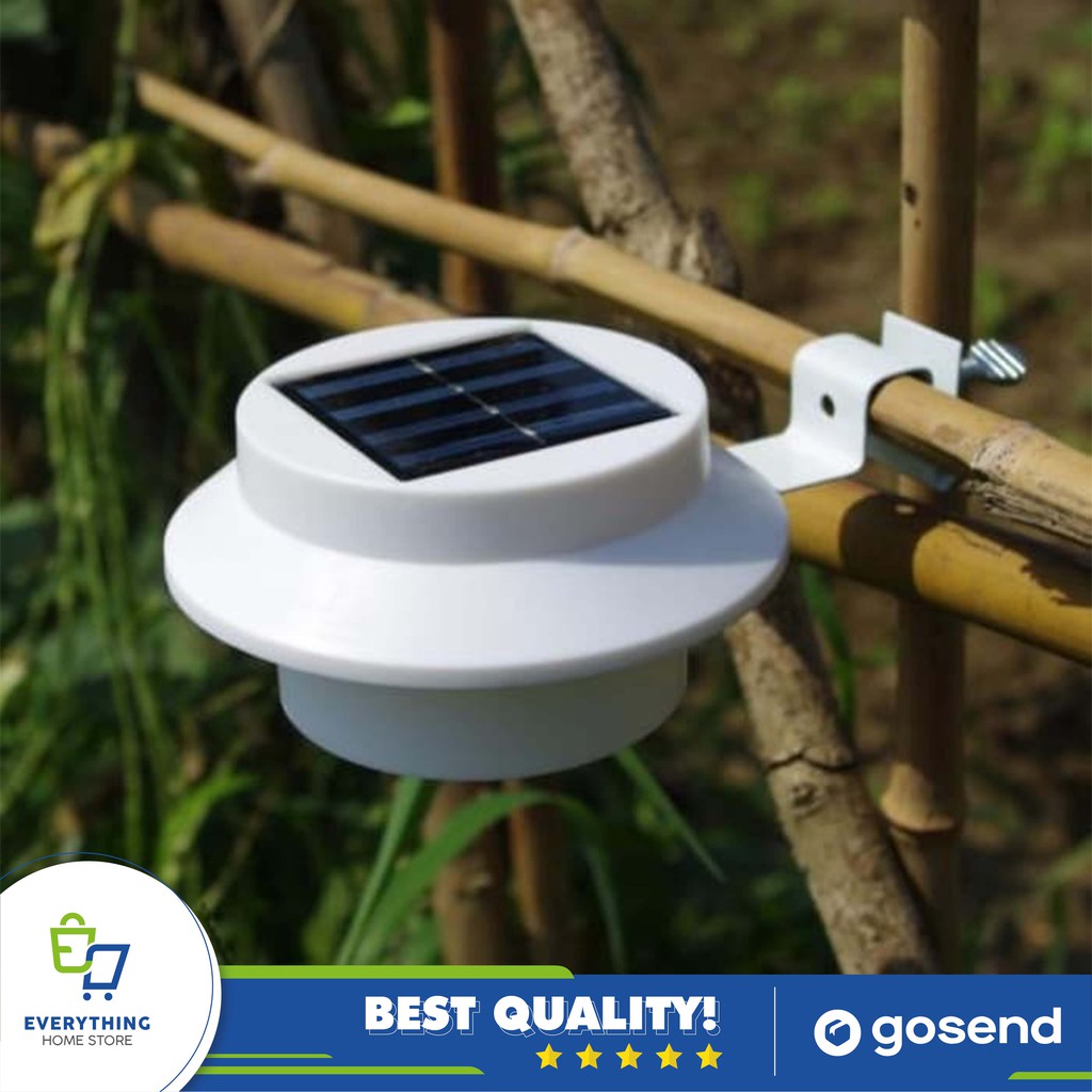 Lampu Taman Tenaga Surya Solar Cell Lampled Waterproof Garden Lamp Led Shopee Indonesia