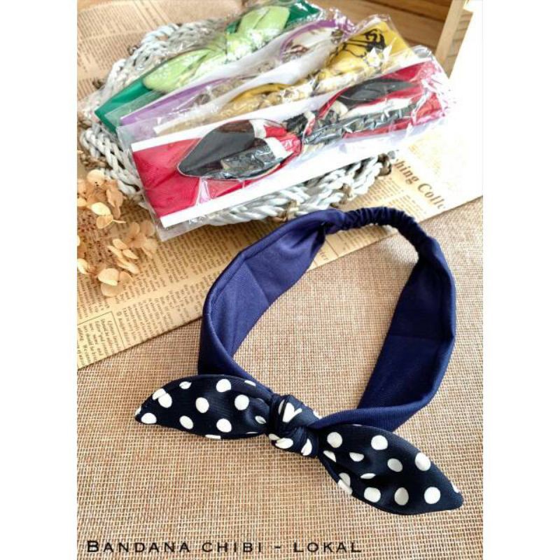 CUCI GUDANG BANDANA CHIBI IMUT CANTIK HARGA GROSIR CUCI GUDANG BANDANA CHIBI LOKAL