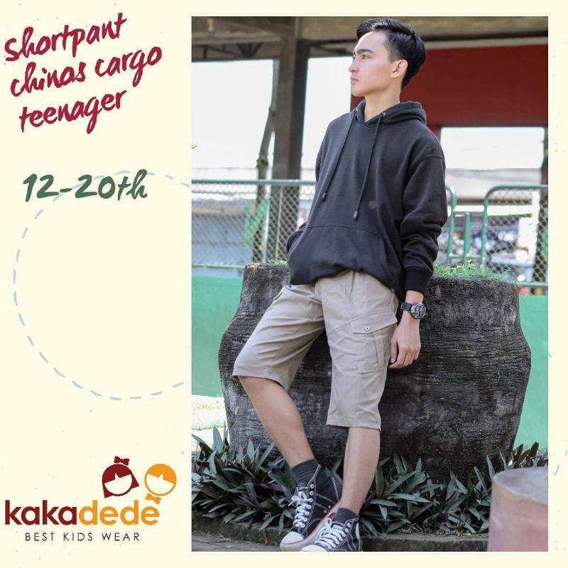 12-20thn celana short cargo by Kaka dede