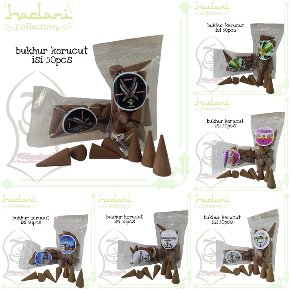 Buhur Al Khanjar Bukhur Dupa Gahru Kerucut Pengharum Ruangan isi 50 pcs