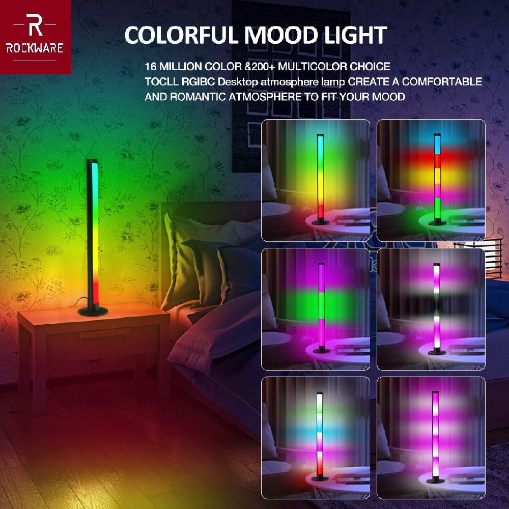 ROCKWARE LED RGB Magic Color Desktop Table Light Set - Set Lampu isi 2