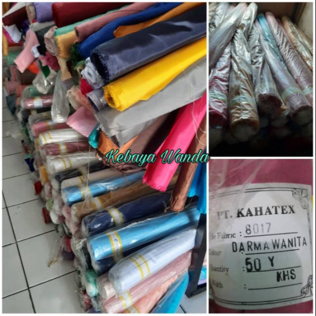 1 Roll Kain Peles Habute Kahatex / Habutai / Kain Dekor