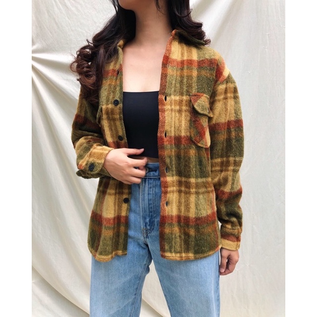 TownCraft Flannel Shir/kemeja flanel/outer/luaran