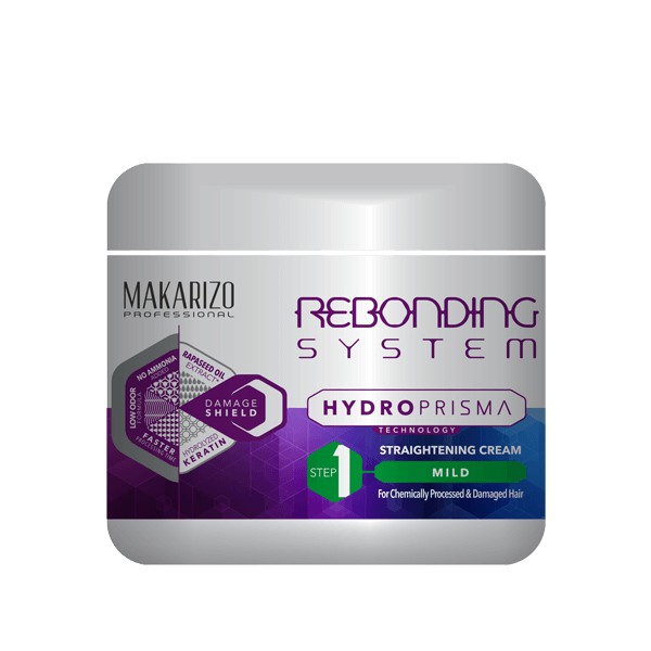 MAKARIZO REBONDING SYSTEM HYDROPRISMA STRAIGHTENING CREAM STEP I  500 ML @MJ