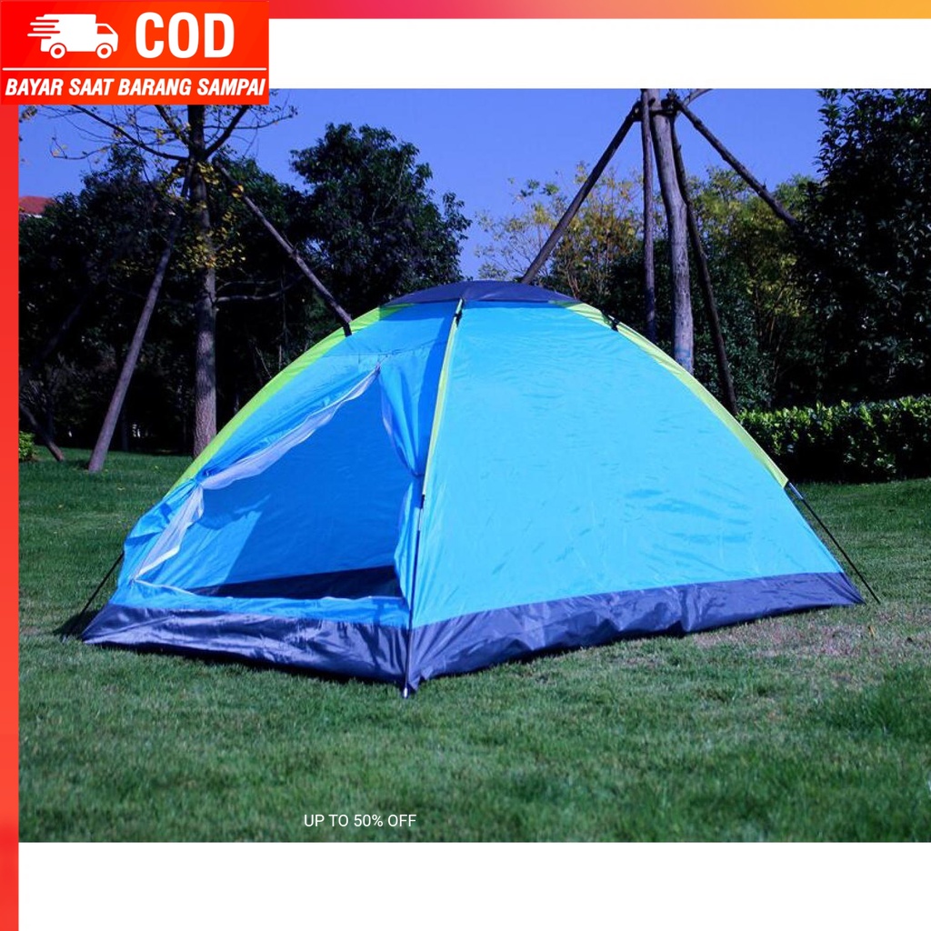 (100% BARANG ORI) Double Layer Door Camping Tent / Tenda Camping - ZP32750