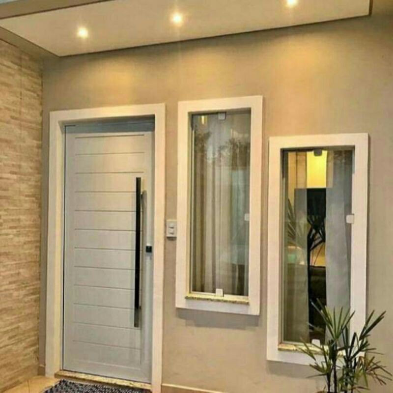 Pull handle pintu rumah panjang 1 meter full dop hitam tarikan pintu 120cm 150cm pegangan pintu ruma