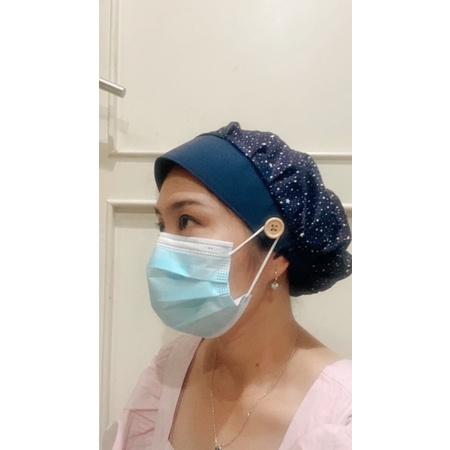 Fawn’G Handmade - Reversible Surgical Cap / Scrub Cap / Head Cap / Topi Kain