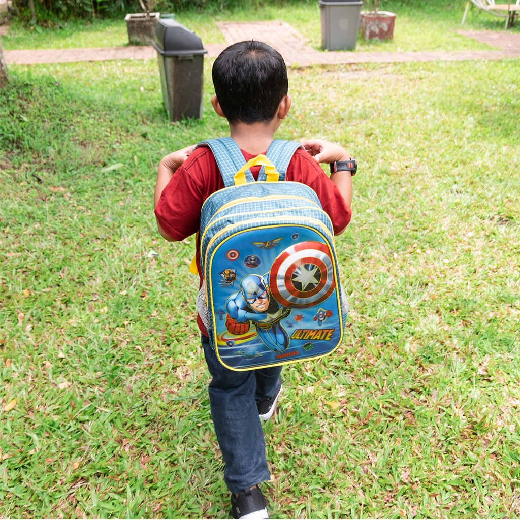 [KLIKTAS] Tas sekolah anak laki ransel gambar timbul TK SD PAUD