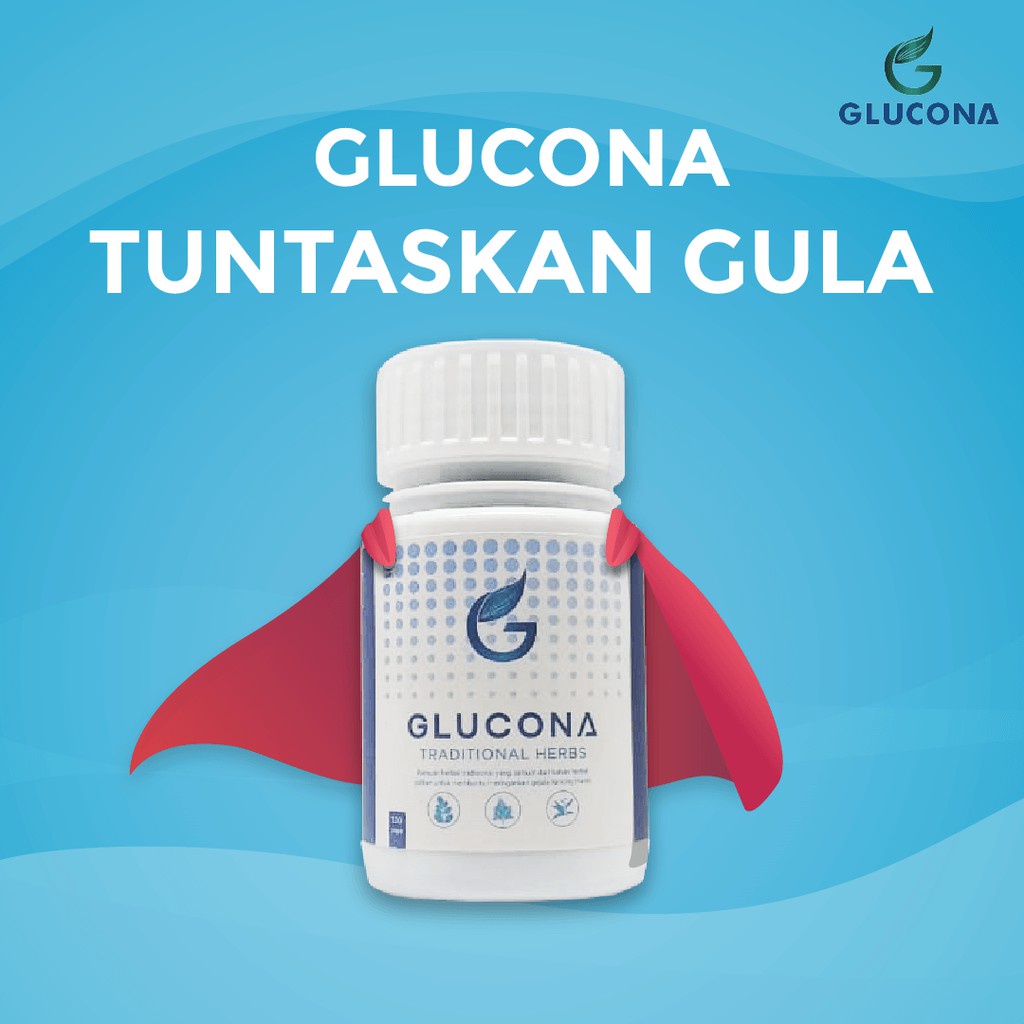 

Glucona Obat Herbal Diabetes Gula Darah Insulin Penurun Kadar Kencing Manis Melitus 100% Original