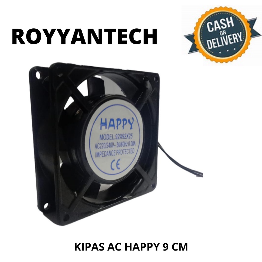 KIPAS AC 9CM FAN 9 CM HAPPY