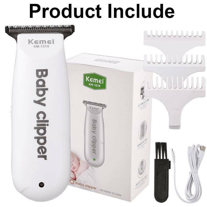 Alat Cukur Rambut Bayi Kemei KM-1319 / Kemei KM-1319 Baby Hair Clipper / Alat Cukur Rambut Anak Bayi / Mesin Cukur Rambut Bayi / Kemei KM 1319 / Baby Hair Clipper Razor Kemei KM 1319