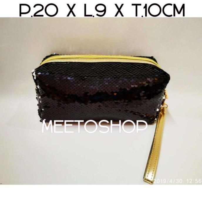 

Tempat Pensil Sequin Berubah Warna Pencil Case Anak Pouch Tas Kosmetik