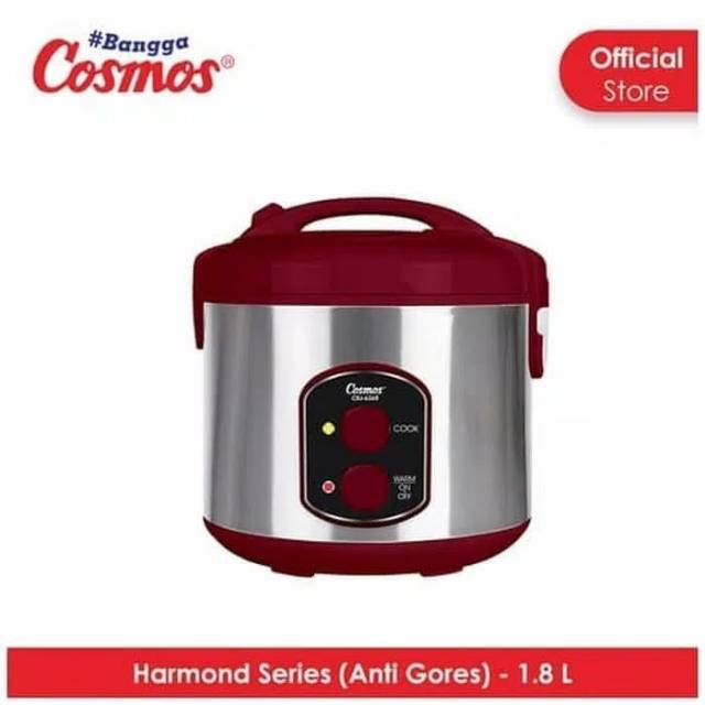 Cosmos CRJ-6368 Rice Cooker Magic Com Harmond 1.8 Liter. Baru Bergaransi