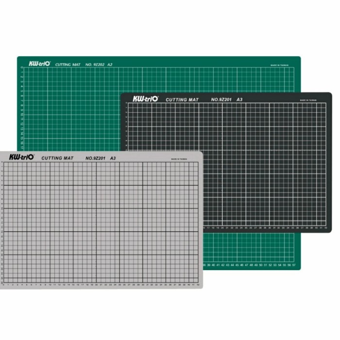 

CODE743 Cutting Mat Size A3, Double Sided Self Healing A1.Merek Taiwan KW-TRIO