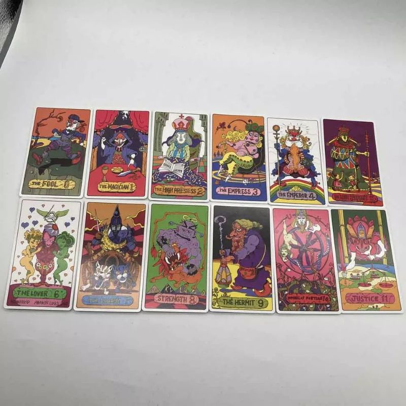 Jojo's Tarot and The Nine Gods cards