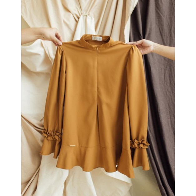 Clara Blouse Ginger by Wearing Klamby