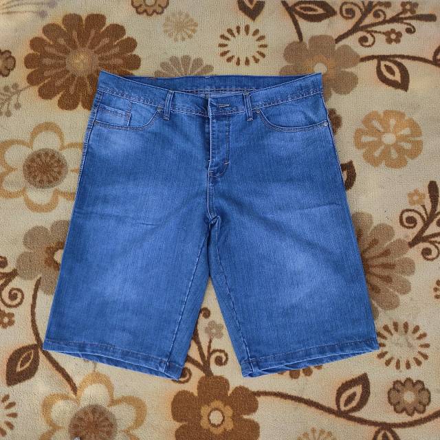 (33-38) Celana Jeans Pria Pendek Big / Jumbo Cowok Model Standar / Reguler Murah