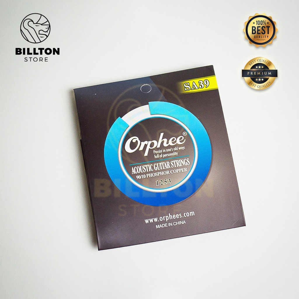 Senar String Gitar Akustik ORIGINAL Orphee Phospor Copper Acoustic Guitar Strings