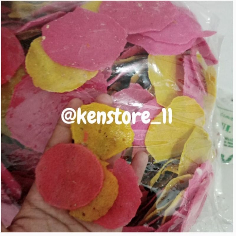 

Kerupuk Upil / Kerupuk Pedas Manis / Ukuran Kecil [250gr]