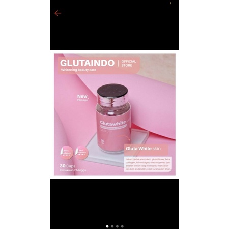 GlutaWhite Skin Extra Collagen Kapsul Suplemen Pemutih Kulit & Badan Original Suplemen Herbal Glutai