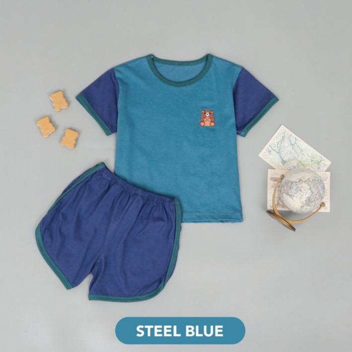 Mooi Retro Tricollor Set New Colors - Setelan Anak