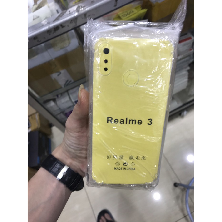 Anti crack softcase sarung kondom silikon bening Realme 3