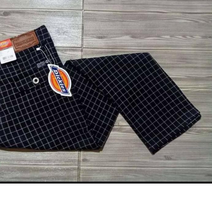 DISCOUNT CELANA TARTAN PRIA PREMIUM CELANA CHINO TARTAN DICKIES CELANA KOTAK .....