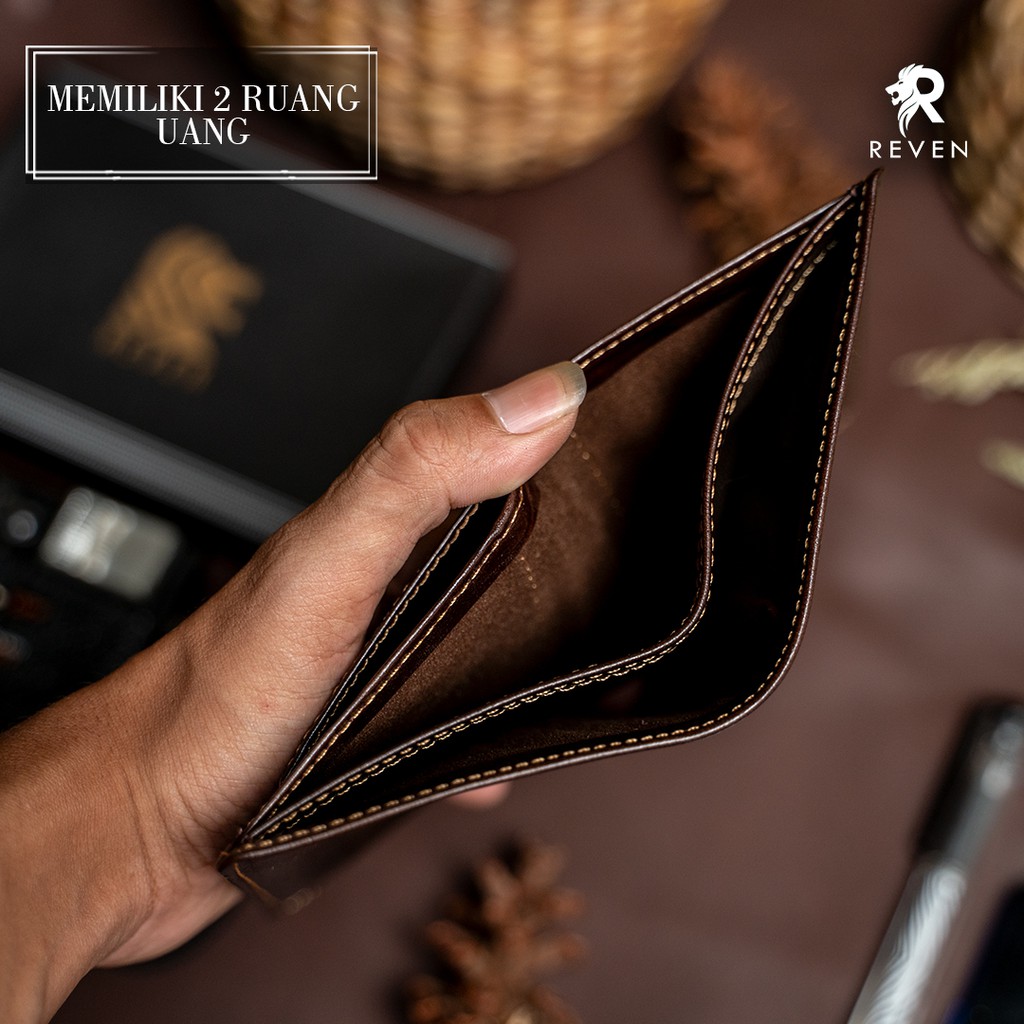 Dompet Pria Kulit Asli Dompet Cowok Lipat Original Branded Model Lipat Kulit Sapi Asli Keren Premium Ranger Wallet by Crown Leather Crownleather Store