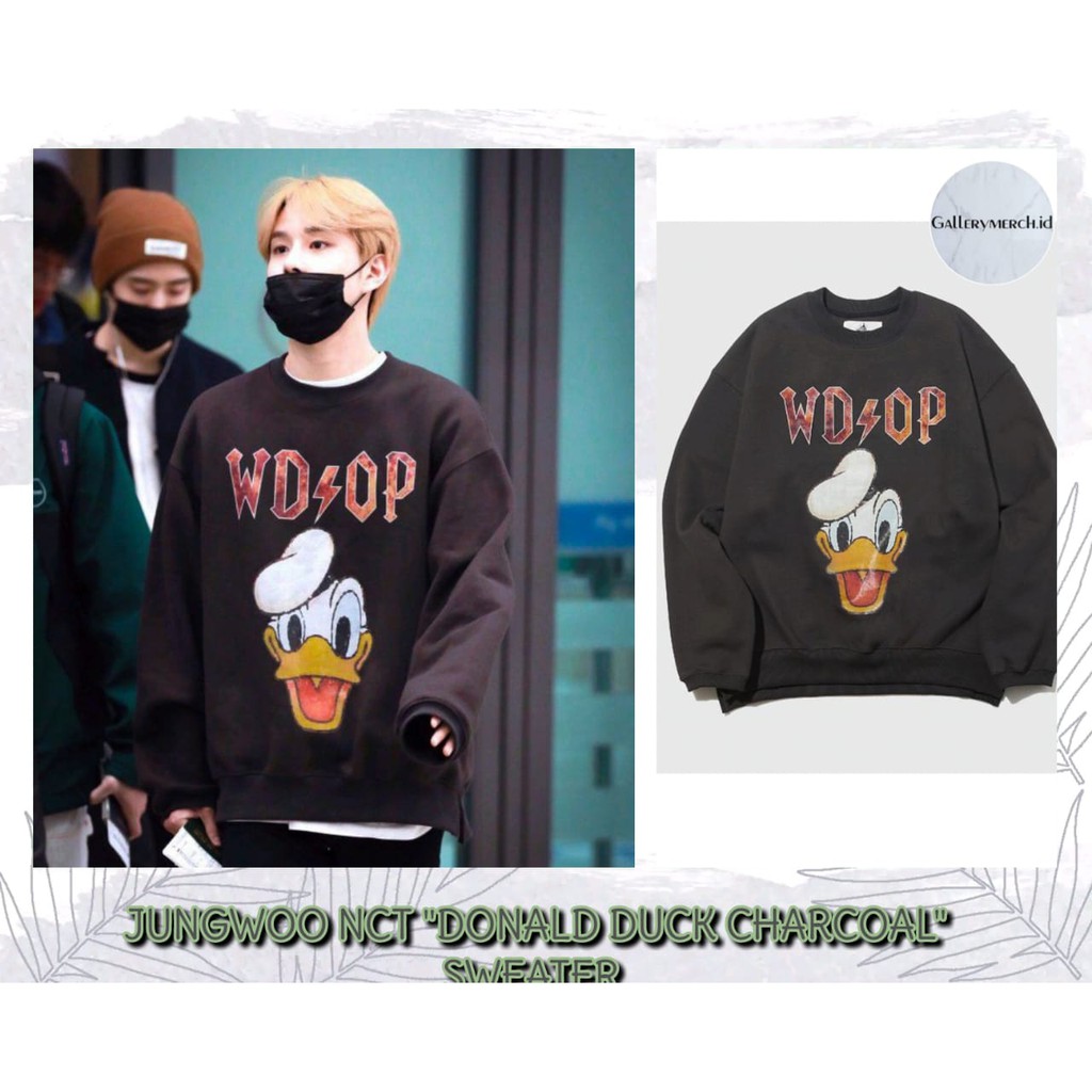 [READY STOCK] JUNGWOO NCT “DONALD DUCK” SWEATER