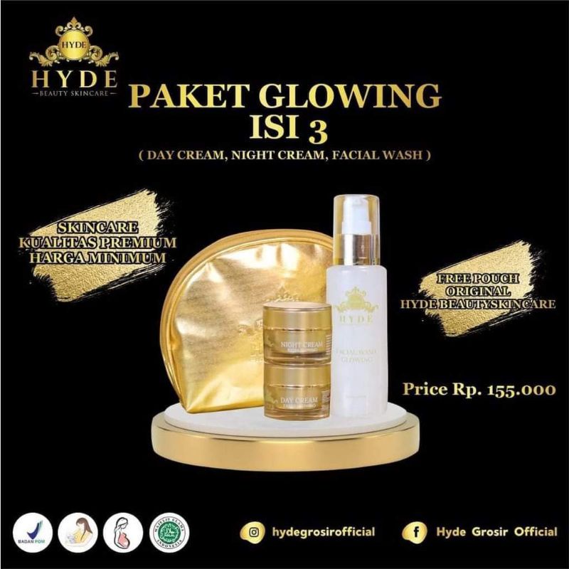 Hyde Beauty Skincare (isi 3) Grosir