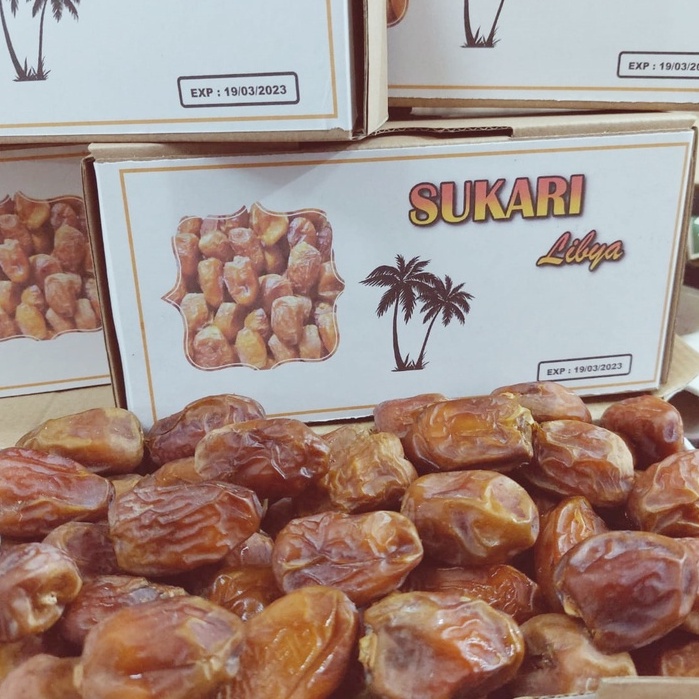 

kurma sukari madu 500gr/ sukari libya /shoidi [kemasan toples dan dus]
