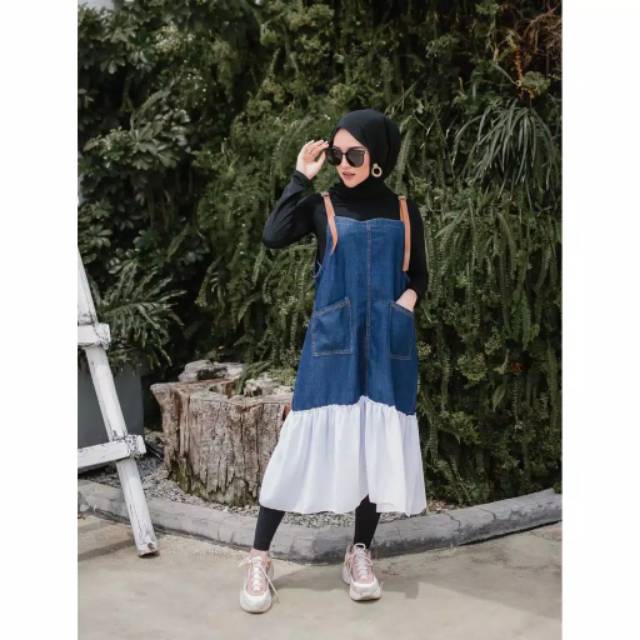 Misan overall pakaian wanita fashion remaja atasan