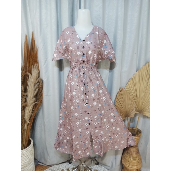 DASTER BALI SENORITA PANJANG BUSUI FRIENDLY-Floral Milo
