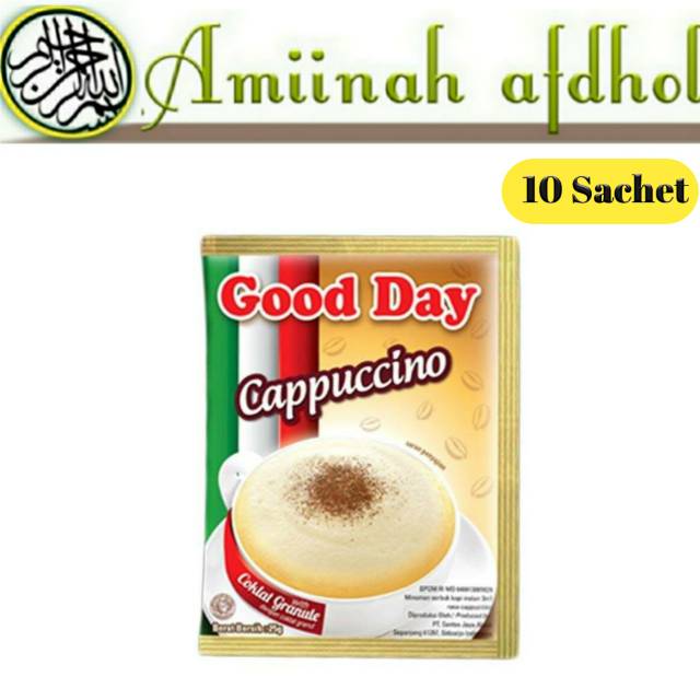 

Good Day Cappucino [10 Sachet x 25 g]