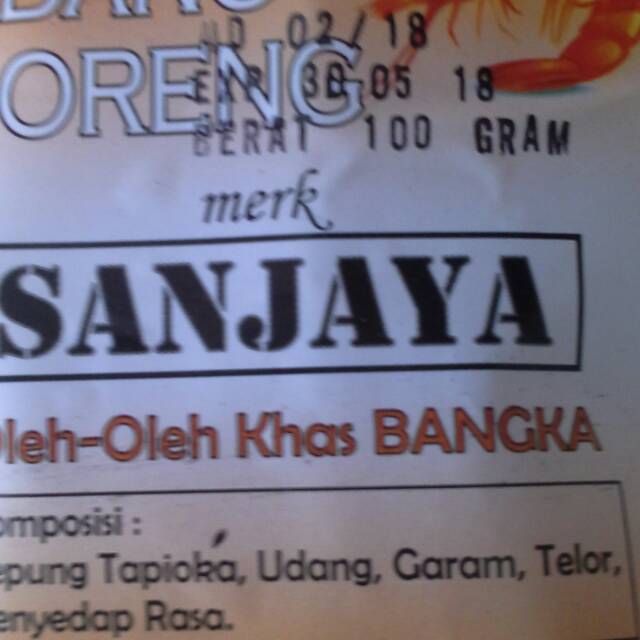 

Kerupuk udang mini sanjaya 100 gram