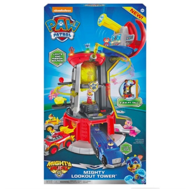 PAW Patrol Mighty Lookout Tower Playset 