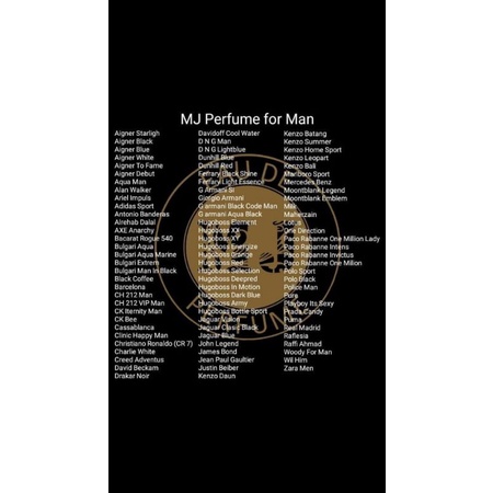 MJ PARFUM VARIAN COWOK