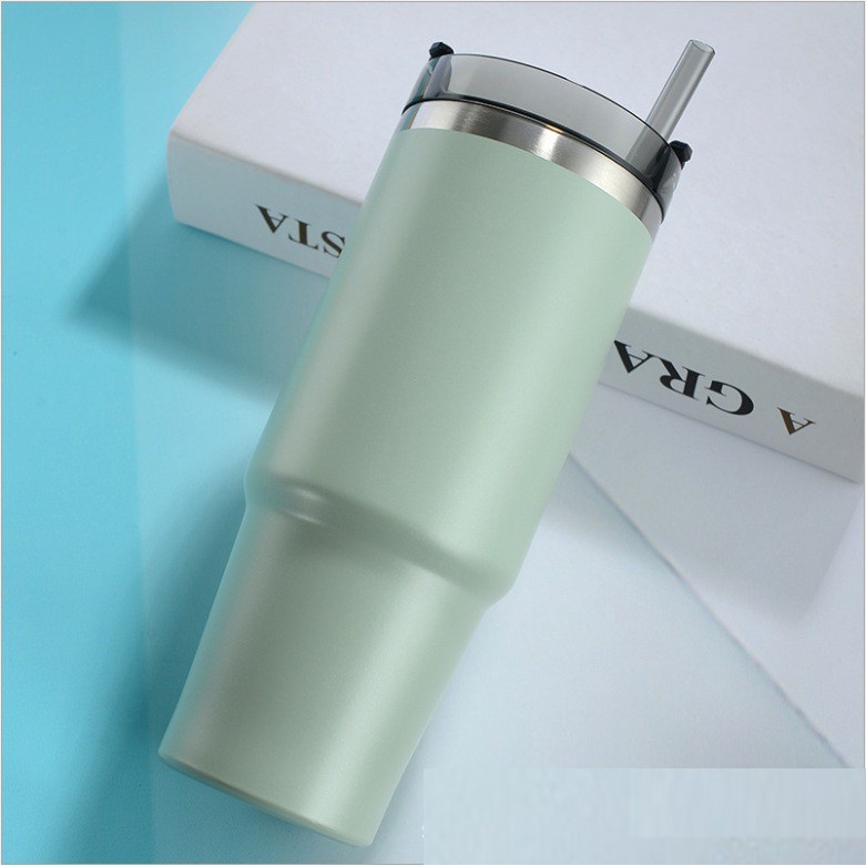 MOGYMOGY BTL006 Botol Minum Tumblr dengan Sedotan Bahan Aluminium Tahan Panas Dingin Drinking Bottle