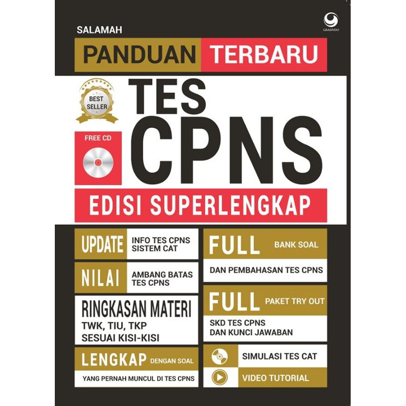 Buku Panduan Terbaru Tes Cpns Edisi Superlengkap Salamah