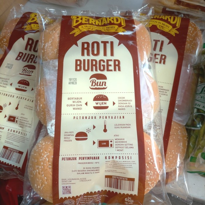 

Roti Burger Bernardi 6 pcs