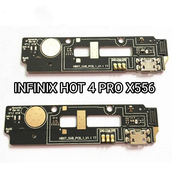 BOARD CHARGE MIC INFINIX HOT 4 PRO - X556