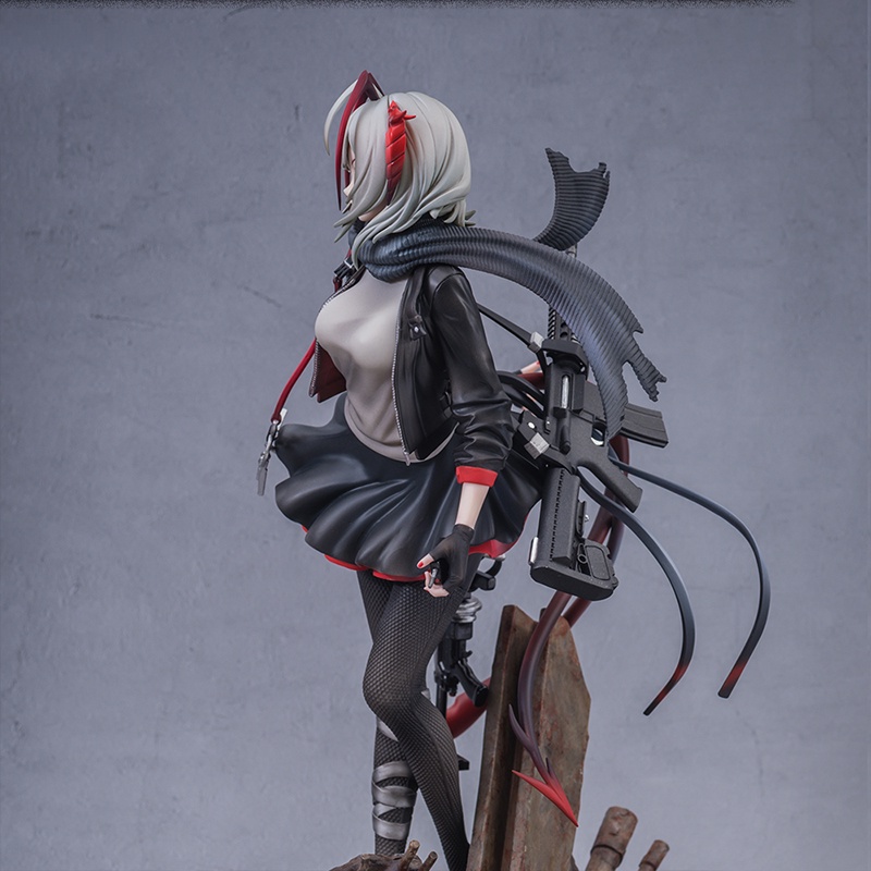 Mainan Action Figure Model Anime Arknights W 1 / 7 Karakter Game Ukuran 27CM Untuk Koleksi