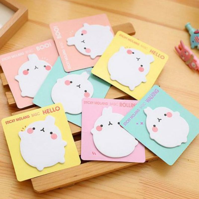

Sticky Notes lucu mollang/sticky notes imut beragam motif